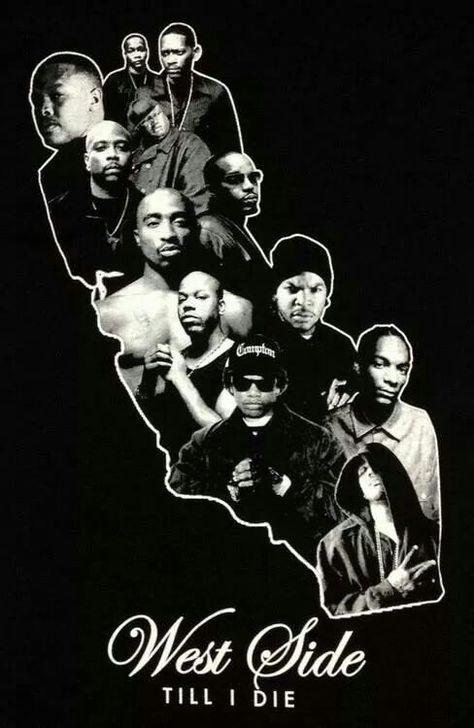 West side forever Cultura Hip Hop, Tupac Wallpaper, Tupac Pictures, Hip Hop Artwork, Hip Hop Poster, My Wallpaper, Real Hip Hop, Hip Hop And R&b, Gangsta Rap