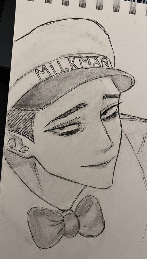 Milkman #Milkman that's not my neighbour #that's not my neighbour Milkman Fanart, Francis Mosses, Milk Man, I Love Him So Much, Snk Cosplay, Art Tools Drawing, Sketchbook Ideas, Arte Sketchbook, Animated Drawings