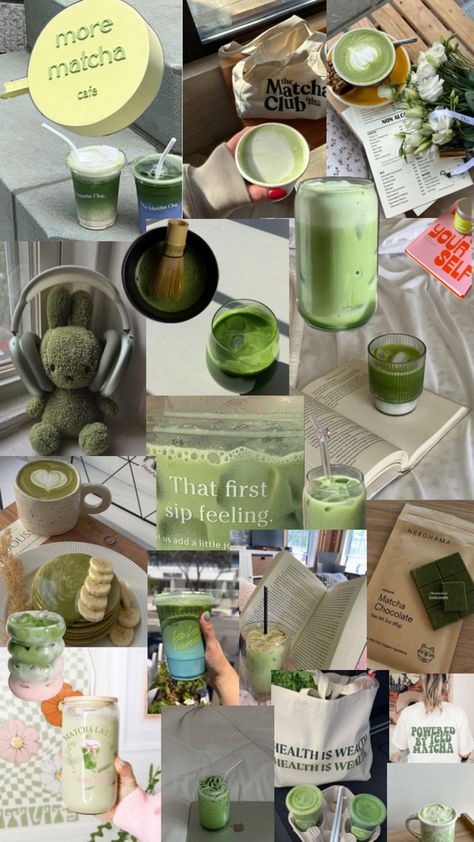 #matcha #aesthetic #matchagirl #wallpaper #matchaaesthetic Matcha Girl, Matcha Cafe, Matcha Aesthetic, Matcha Chocolate, Matcha Drink, Book Background, Iced Matcha, Instagram Ideas Post, Matcha Latte