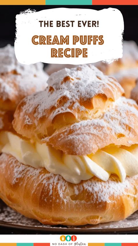 Vegan Cream Puffs, Cream Puffs Recipe Easy, Parisian Patisserie, Cream Puffs Recipe, Cream Puffs Easy, Cream Puff Filling, Cream Puff Cakes, Cream Filling Recipe, Vanilla Cream Filling