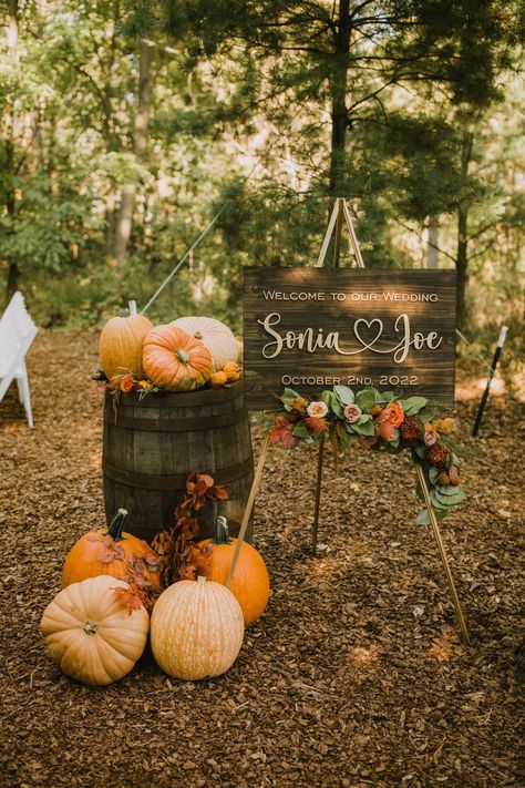 Sonia & Joe are such incredible kind people! They had a gorgeous Fall wedding celebration at The Farm at Dover and we loved capturing these moments! The abundance of unique pumpkins paired with their heartfelt vows was so perfect! We are a Milwaukee, Wisconsin area wedding photographer videographer team. Fall Wedding Board, Fall Celebration Of Life Ideas, Fall Meadow Wedding, Harvest Themed Wedding, New Hampshire Fall Wedding, Mums And Pumpkins Wedding, Fall Wedding Mums And Pumpkins, Fall Lakeside Wedding, Fall Wedding Outdoor Decorations