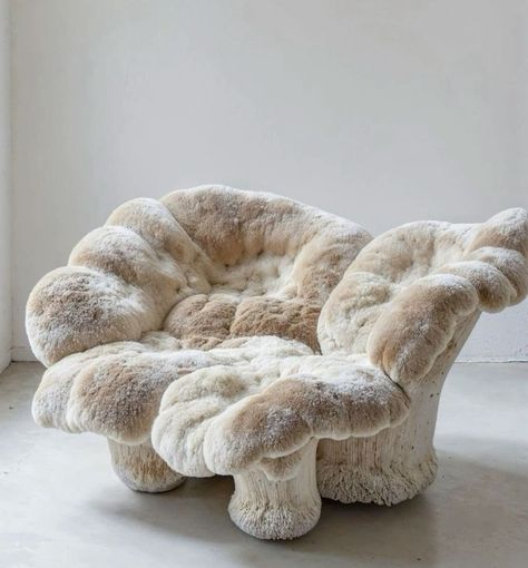 thefinefriend Toad Stool, Mushroom Chair, Diy Moss, Dream House Aesthetic, Outdoor Bathroom Design, Lions Mane, Stylish Interior Design, Carved Furniture, Outdoor Bathrooms