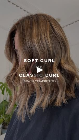 1.4M views · 13 reactions | Soft or classic curl? Let me know in the comments! 

Using the @ghdhair platinum+ stylers. These curl like an absolute dream 😍

These straighteners were kindly gifted to me by GHD

.

.

.
#flatiron #flatironcurls #flatironwaves #straightenercurls #hairtutorial #hairvideo #hairhacks #haircurling #hairhowto #hairtrick #hairtips #hairstyle #easyhairstyles #easyhairstylesforgirls #easyhair #ghdplatinumplus #curlinghair | Sarah Brawley Hair Flat Iron Waves, Curls With Straightener, Flat Iron Curls, Soft Curls, Flat Iron, Curled Hairstyles, Hair Videos, Hair Hacks, Hair Tutorial