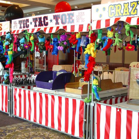 School Carnival Planning Guide — Planning Advice From Carnival Depot Carnival Theme School Event, Prize Booth, Carnival Stalls, School Carnival Decorations, Carnival Game Signs, Booth Diy, Diy Carnival Games, Carnival Booths, Carnival Games For Kids