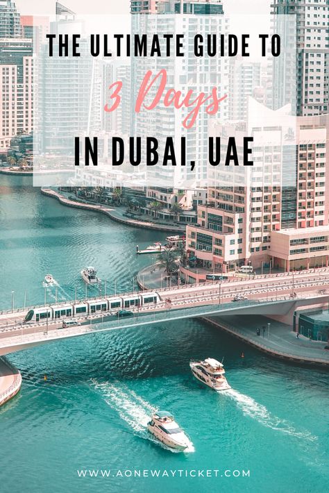 Dubai is one of the most fascinating cities in the world. Read this post to find out the best way to see Dubai over 3 days. 3 days in Dubai allows you enough time to see a little bit of everything. You'll learn great photography spots (all the best spots for Instagram!), the best bucket list experiences, where to get amazing views, and the overall best things to do. Plus, there's a free map to help you plan! #dubaitravel #dubai #uae #dubaiitinerary #whattodoindubai Dubai Itinerary, Uae Travel, Dubai Photography, Dubai Aquarium, Dubai Travel Guide, Dubai Beach, Dubai Architecture, Armani Hotel, Dubai Holidays