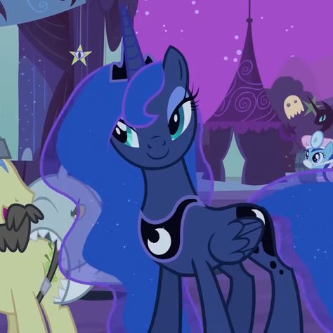 From My Little Pony: FiM S1E4 "Luna Eclipsed" tags: princess luna, my little pony, mlp icon pfp Princess Luna Pfp, Princess Luna Aesthetic, Princess Luna Icon, My Little Pony Luna, Mlp Princess Luna, My Little Pony Princess Luna, Mlp Poses, Mlp Unicorn, Movie Map