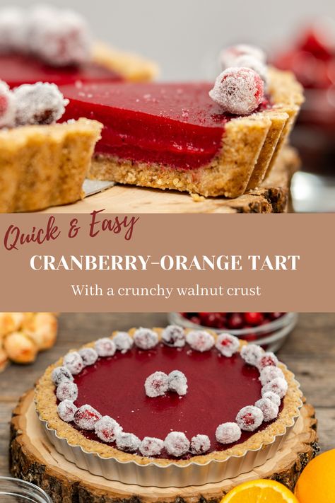 Cranberry Orange Tart, Cranberry Orange Recipes, Cranberry Lemon Tart, Mini Cranberry Orange Tarts, Cranberry Curd Tart, Cranberry Curd Tart With Almond Crust, Cranberry Tartlets, Orange Tart Recipe, Cranberry Orange Cheesecake