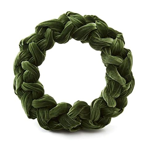 Olive Green Decor, Cozy Modern Home, Velvet Wreath, Aesthetic Apartment Decor, Olive Velvet, Wall Decor Aesthetic, Aesthetic Apartment, Small Wreaths, August Birthday