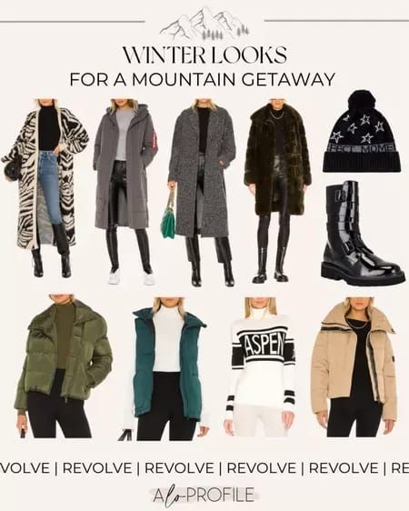 Winter Looks : Mountain Getway // winter outfit, winter outfits, winter outfit ideas, cold weather outfits, winter jacket, winter coat, trench coat, puffer jacket, sweater, winter sweater, turtleneck sweater, wool coat, boots, winter boots, revolve, revole outfits Mountain Outfit Winter Cold Weather, Mountain Outfit Winter, Mountain Outfit, Cold Weather Outfits, Winter Sweaters, Winter Looks, Wool Coat, Winter Boots, Turtleneck Sweater