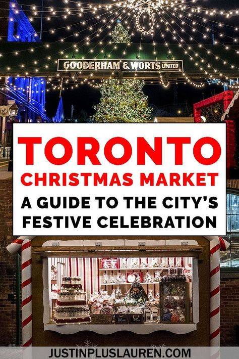 Visiting the Toronto Christmas Market? Here's everything you need to know before visiting this popular festive winter market at the historic Distillery District. #Toronto #Canada #Christmas #Market #Festival #ChristmasMarket Christmas In Toronto, Distillery District Toronto, Toronto Christmas, Canada Christmas, Winter Market, Ontario Travel, Canada Travel Guide, Toronto Travel, Winter Village