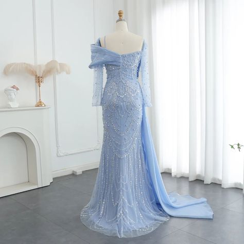 SS256 #Dubai #WeddingGuest #FashionGoals #ElegantDress#DubaiStyle#EveningGown #couturedress #formaldress #wedding #guest #luxurywedding #summerwedding #couture #weddingdress #eveningdress #فساتين_زفاف #الامارات #فساتين_سهره #düğün #nişanelbisesi #bridalcouture #dreamweddingdress #bridetobe #bridalwear #مسلمون #المملكة #PartyDress #engaged Crystal Mermaid, Yellow Evening Dresses, Grey Evening Dresses, Champagne Evening Dress, Gold Evening Dresses, Green Evening Dress, Crystal Dress, White Evening Dress, Red Evening Dress