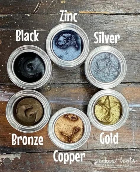 GILDING WAX, Dixie Belle Gilding Wax, All Colors - Etsy Painting Stuff, Gilding Wax, Paint Thinner, Furniture Wax, Mineral Spirits, Paint Companies, Metallic Luster, Dixie Belle Paint, Furniture Renovation