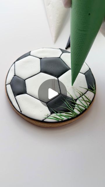 Lizzie Anne on Instagram: "What sport should I do next?⚽️ royal icing 101 linked in my bio #soccerball #soccercookie #cookiedecorating #asmr" Sports Cookies Decorated, Soccer Cookies, Sports Cookies, Royal Icing Transfers, Icing Cookies, Royal Icing Cookies, July 4, Decorated Cookies, Royal Icing