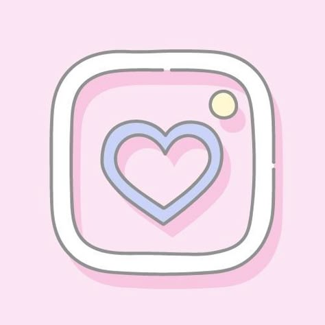 Apps Kawaii, Instagram App Icon, Kawaii Icons, App Ikon, Kawaii App, Android Icons, Instagram App, Zestaw Ikon, App Store Icon