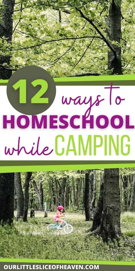 Homeschool while camp Camping Science Activities, Camping Homeschool Activities, Preschool Camping Science, Camping Educational Activities, Camping Lesson Plans, Survival Homeschool Unit, How To Homeschool, Homeschool Projects, Homeschool Freebies