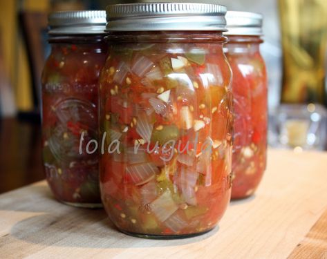 Trinidad Scorpion Pepper Canned Salsa – Lola Rugula Scorpion Pepper Recipes, Pepper Growing, Garden Peppers, Canned Salsa, Salsa Canning Recipes, Trinidad Scorpion, Canning Salsa, Pepper Salsa, Homemade Hot Sauce