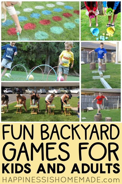 Get ready for some summer backyard fun with these awesome outdoor games you can play at home! Backyard Family Games, Adult Obstacle Course Ideas, Diy Obstacle Course For Adults, Backyard Obstacle Course For Adults, Obstacle Course Ideas For Adults, Family Olympic Games Outdoor, Backyard Games For Adults, Obstacle Course For Adults, Lua Party