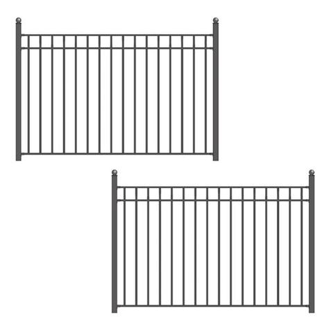 (eBay) Find many great new & used options and get the best deals for ALEKO Madrid Style Steel Yard Garden Fence 8 x 5 feet Black Set of 2 Panels at the best online prices at eBay! Free shipping for many products!