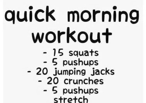 Workouts Before Bed, Planning Sport, Quick Morning Workout, Teen Workout Plan, Workout Morning, Best Abdominal Exercises, Summer Body Workout Plan, Quick Workouts, Workouts For Teens