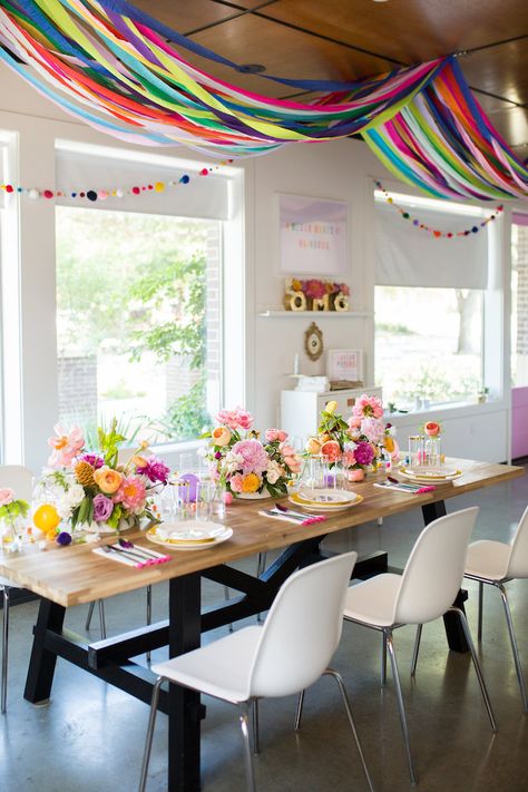 Lisa Frank Inspired, Rainbow Parties, Boda Mexicana, Rainbow Birthday Party, Rainbow Party, Lisa Frank, Karas Party Ideas, Rainbow Birthday, Fiesta Party