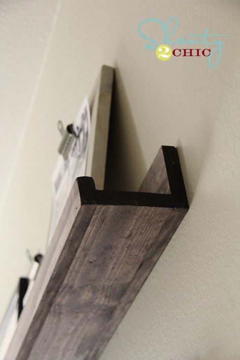 DIY wood shelving anyone can build - via Shanty 2 Chic    Ive been wanting to do this for months with pallets but when we get them my hubby throws them away so NOW I may just go to Lowes Wood Shelving, Shanty 2 Chic, Wooden Shelf, Diy Shelves, Easy Diy Crafts, Diy Bathroom, Diy Wood, 인테리어 디자인, Decor Rustic