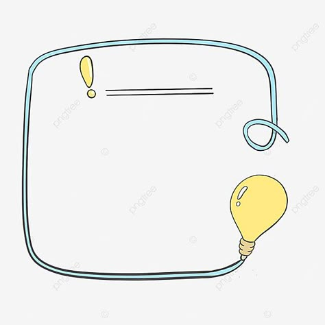 Bulb Border Design, Light Bulb Template, Bulb Png, Classroom Jobs Display, خريطة ذهنية, Education Logo Design, Adobe Photoshop Design, Doodle Frames, School Creative