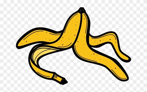 Banana Peel Illustration, Banana Peel Tattoo, Banana Peel Drawing, Banana Animation, Banana Icon, Disney Symbols, Banana Png, Banana Illustration, Newsletter Design Inspiration