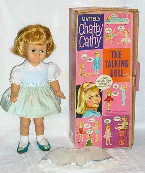 Chatty Cathy Doll, Chatty Cathy, Nostalgic Toys, Vintage Memory, Photo Vintage, Childhood Toys, Madame Alexander, Retro Toys, Antique Toys