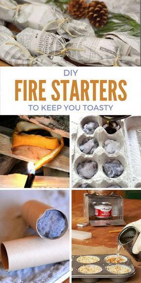 Diy Fire Starter, Homemade Fire Starters, Camping Fire Starters, Fire Starters Diy, Camping Hacks Diy, Survival Supplies, Fire Starter, Survival Food, Wilderness Survival