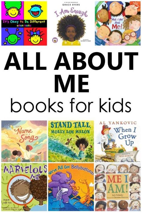 All About Me Story Books Preschool, Myself Activities Preschool All About Me, All About Me Books Kindergarten, All About Me Books For Toddlers, All About Me Books Preschool, I Like Myself Book Activities, All About Me Toddler Activities, 3s Preschool, All About Me Unit