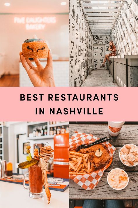 Spend a weekend in 2019 touring the Best Restaurants in Nashville by A Taste Of Koko. So many great foods to taste! #nashvilletennessee #explorenashville #nashvilletravel www.atasteofkoko.com Instagrammable Desserts, Best Restaurants In Nashville, Nashville Restaurants Best, Nashville Travel Guide, Nashville Food, Weekend In Nashville, Nashville Restaurants, Nashville Vacation, Visit Nashville