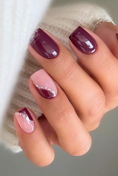 Manicure Nail Designs, Elegant Nail Art, Fancy Nails Designs, Simple Gel Nails, Work Nails, Makijaż Smokey Eye, Cute Gel Nails, Nail Designs Glitter, Elegant Nails