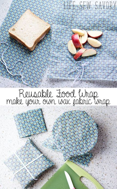 reusable food wraps for easy environmentally friendly food storage Repurpose Decor, Bees Wax Wraps, Reusable Food Wrap, Wax Wraps, Thrifty Thursday, Beeswax Food Wrap, Diy Posts, Food Wraps, Future Children