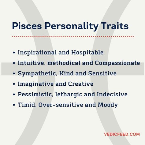 Pisces – Characteristics and Personality Traits of Meena Rashi  #Pisces #Personality #Horoscope #Astrology Pisces Characteristics, Pieces Characteristics, Pisces Personality Traits, Moon Sign Astrology, Virgo And Aries, Pisces Personality, Over Sensitive, Zodiac Pisces, Romantic Signs