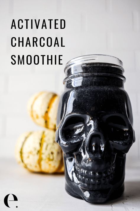 Health Benefits Of Activated Charcoal. How To Make An Activated Charcoal Smoothie. Just in time for Halloween, this delicious Activated Charcoal Smoothie is the ultimate detox tool. Enjoy it after a weekend of trick or treating to flush out the toxins and support your immune system. Elizabeth Rider Healthy Recipes. Charcoal Food Recipes, Activated Charcoal Smoothie, Charcoal Smoothie, Black Smoothie, Almond Flour Bread Recipes, Charcoal Benefits, Activated Charcoal Benefits, Peeling Hard Boiled Eggs, Healthy Pantry