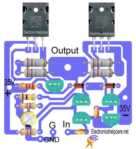 Diy Audio Projects, Mini Amplifier, Free Energy Projects, Diy Amplifier, Electronic Circuit Design, Electronics Storage, House Wiring, Electronic Circuit Projects, Electronic Circuit