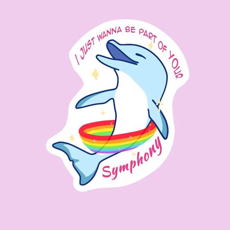 Day 4 of #Inktober - Exotic 🌈🐬✨ When I think of 'exotic,' I immediately imagine a dolphin, effortlessly cool and full of vibrant energy! So here’s my take on it, with a pastel rainbow twist and this lyrics: 'I just wanna be part of your symphony.' 🎶💖 Hope this colorful creature brings a splash of joy to your day! 🌊💕 #Inktober2024 #Day4Exotic #DolphinVibes #PastelArt #CuteAndColorful #RainbowDreams" #symphony #ijustwannabepartofyoursymphony #dolphins #inktoberday4 #cleanbandit #trend Clean Bandit, A Dolphin, Vibrant Energy, Pastel Art, Pastel Rainbow, Dolphins, Pastel, Twist, Rainbow