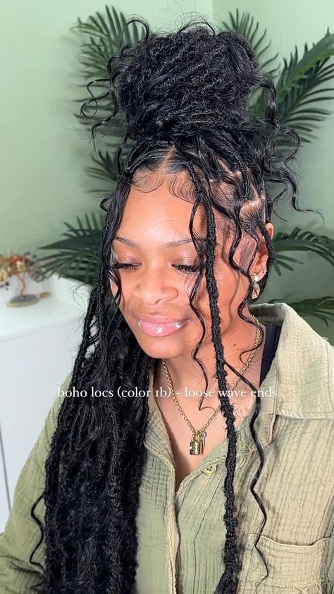 Soft Locs, Faux Locs Hairstyles, Box Braids Hairstyles For Black Women, Braids Hairstyles Pictures, By Any Means Necessary, Cute Box Braids Hairstyles, Protective Hairstyles Braids, Hair Twist Styles, Pretty Braided Hairstyles