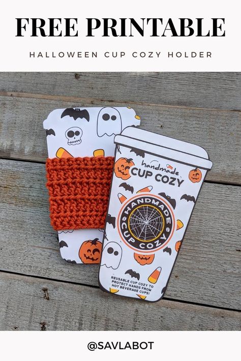 Crochet Stuff To Sell Ideas, Coffee Cozy Template Free Printable, Cup Cozies Crochet Pattern Free, Crochet Fall Cup Cozy Free Pattern, Cup Sleeve Template Free Printable Coffee Cozy, Cup Cozy Template Free Printable, Crochet Coffee Cup Cozy Template, Cup Sleeve Template, Crochet Halloween Cup Cozy Free Pattern