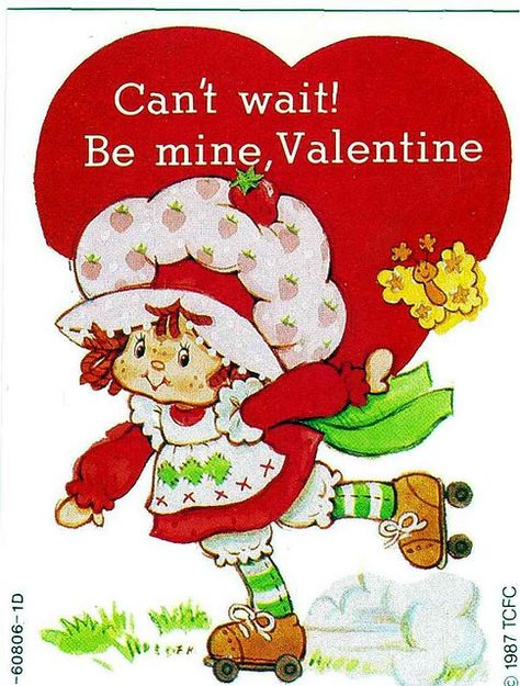 Strawberry Shortcake Valentine Strawberry Shortcake Valentines, Strawberry Shortcake Cartoon, Strawberry Shortcake Characters, Strawberry Shortcake Party, Strawberry Shortcake Doll, Vintage Strawberry Shortcake, Vintage Valentine Cards, Valentine's Card, My Funny Valentine