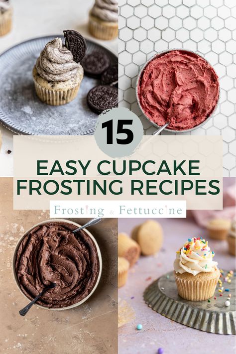 Flavoured Buttercream Icing, Fudge Frosting For Cupcakes, Icing Flavor Ideas, Frosting For Vanilla Cupcakes, Cupcake Frosting Flavors, Flavored Icing Recipe, Vanilla Cupcake Icing, Cupcake Icing Recipes, Flavored Frosting Recipes