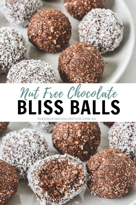 Energy Balls Healthy, Snack Balls, Kids Day, Snack For Kids, Snack Bites, Chocolate Oats, Bliss Balls, Chocolate Nuts, Protein Ball