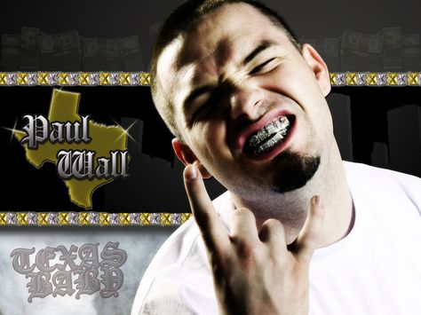 Paul Wall Paul Wall Rapper, Vulture Character, Houston Rappers, Teeth Vampire, Bottom Grill, Rappers Delight, Bottom Grillz, Culture Vulture, Paul Wall