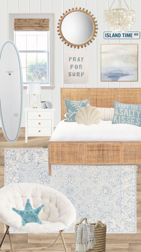 Decorating Beach House, Coastal Rooms, Room Decor Coastal, Costal Bedroom, Surf Room Decor, Coastal Room Decor, Beach House Room, Beachy Room Decor, Beach Room Decor