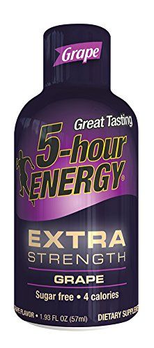 5 Hour Energy Drink Shot, Extra Strength Grape, 12 Count ** You can get additional details at http://www.amazon.com/gp/product/B0075JQFCQ/?tag=lizloveshoes-20&pde=250716042325 5 Hour Energy, Carb Blocker, Raspberry Ketones, Green Coffee Bean, Living Essentials, Health Drink, Energy Drink, Everyday Food, How To Increase Energy