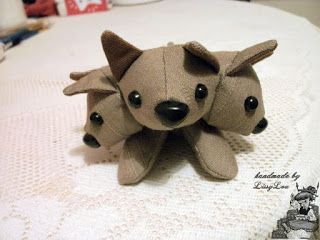 Cerberus Plush, Three Headed Dog, Dog Fluffy, Harry Potter Bday, Rubeus Hagrid, Paper Dogs, Avengers Birthday, Plush Pattern, Guard Dogs