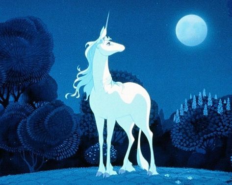 From 1982, comes a tragic tale of love and regret, about a unicorn finding her true self through the adventure of a lifetime. https://thegameofnerds.com/2018/05/11/the-last-unicorn-based-on-a-novel/ The Last Unicorn Movie, Unicorn Day, Fantasy Unicorn, Unicorn Tattoos, Unicorn Drawing, Unicorn Pictures, Last Unicorn, Fantasy Horses, The Last Unicorn