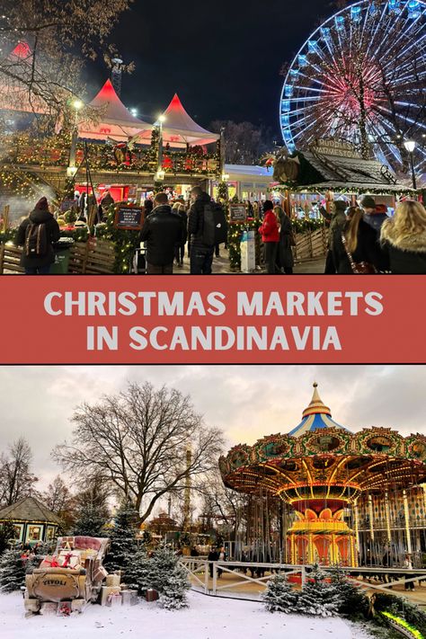 Christmas markets in Oslo, Norway, and Copenhagen, Denmark. Oslo Christmas Market, Oslo Christmas, Stockholm Christmas Market, Copenhagen Christmas Market, European Christmas Market Trip, Best Christmas Markets In Europe, Tallinn Estonia Christmas Market, Copenhagen Christmas, Norwegian Christmas