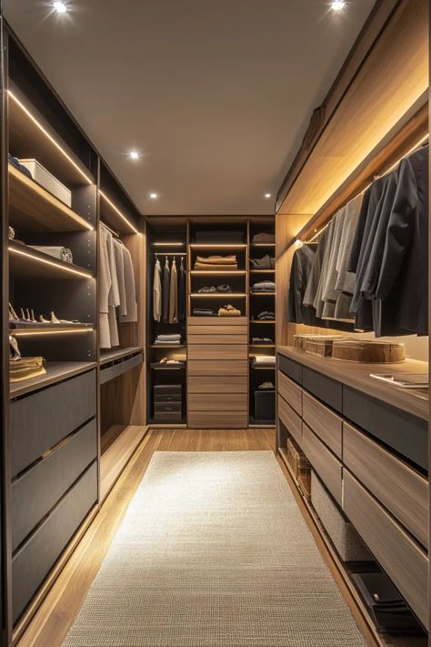 Transform your space with these stylish walk-in closet storage ideas. From functional built-in units to clever organization tips, enhance both design and utility in your closet. Discover how to maximize space with smart shelving, customized racks, and innovative storage solutions. Each idea can help you create an inviting and efficient environment that reflects your style. Make use of every square inch while keeping everything easily accessible—in an organized and aesthetically pleasing way. Exposed Wardrobe, Small Closet Storage Solutions, Accessible Closet, Walk In Closet Inspiration, Bathroom Tile Diy, Closet Storage Ideas, Clever Closet, Smart Closet, White Closet