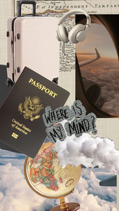 Immigration Aesthetic, Vision Board Design, Travel Collage, Travel Captions, Flight Attendant Life, Cute Diy Room Decor, Itinerary Planning, Travel Pictures Poses, Birthday Wishes For Myself